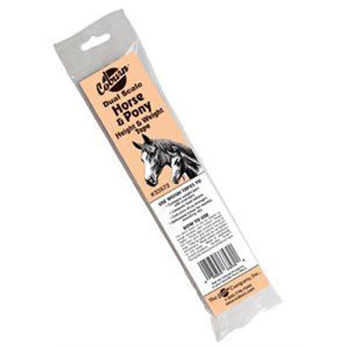 Coburn Horse & Pony Dual Scale Weigh Tape-English/Spanish (80