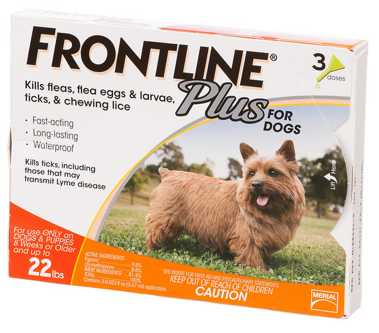 Frontline Plus for Small Dogs and Puppies