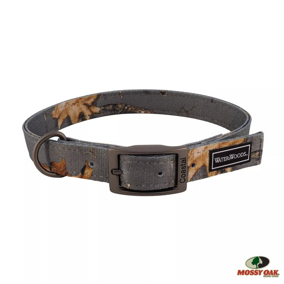 Coastal Water & Woods Double-Ply Patterned Hound Dog Collar