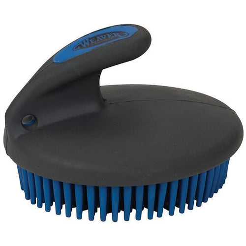 Weaver Leather Palm Held Fine Curry Comb (Blue/Gray)