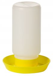 Miller Screw-On Poultry Waterer Base (Yellow)