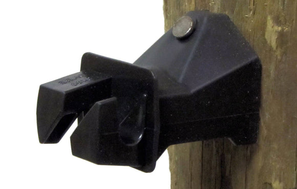 Dare Products Electric Fence Snug Wood Post Insulator Black