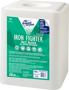 Diamond Crystal® Iron Fighter® Salt Block for Water Softeners