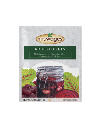 Mrs. Wages® Pickled Beets Refrigerator or Canning Mix 1.33 oz. (1 quart)