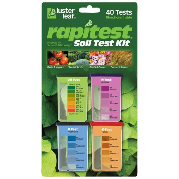 Luster Leaf Rapitest Soil Test Kit 4 Values